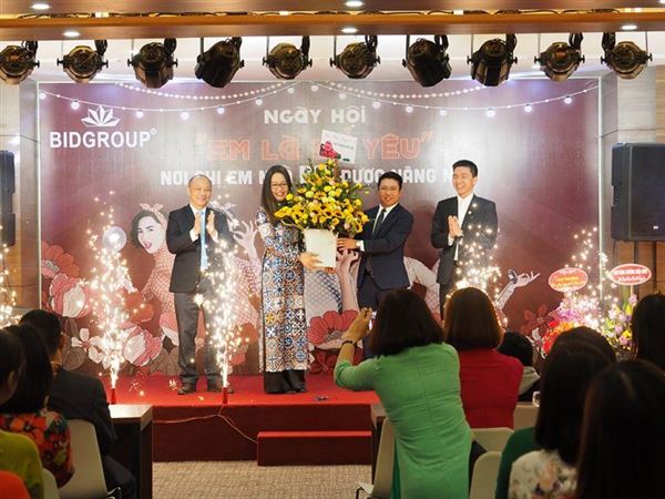 Phái đẹp BIDGROUP tỏa sáng trong ngày quốc tế phụ nữ 8/3
